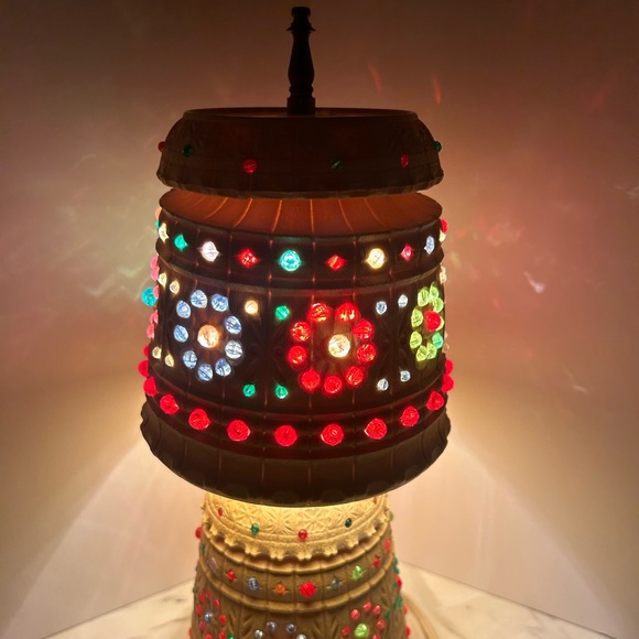 lawnware Other - Vintage Multicolor lawnware lamp